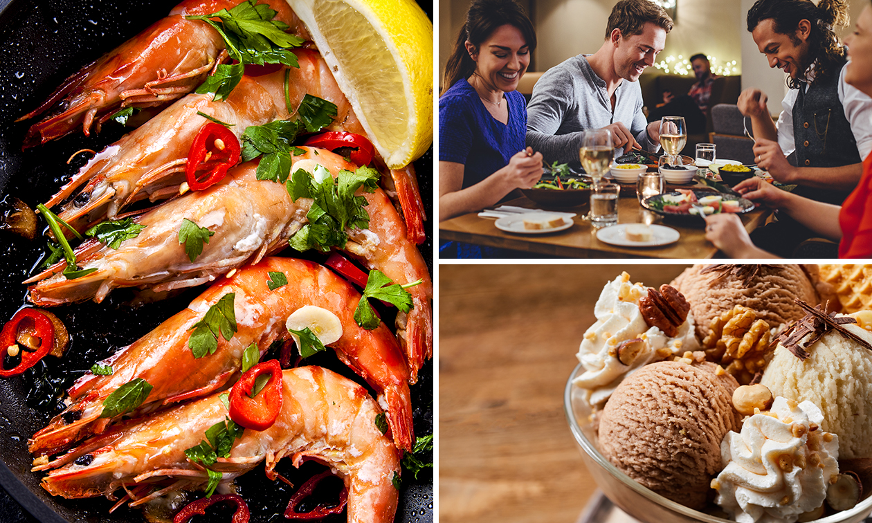 4-gangen visdiner of -lunch bij Moeke's Keuken