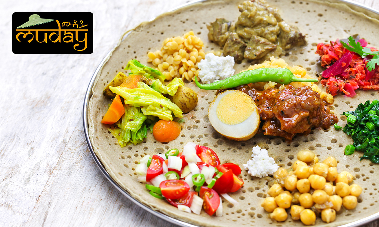 Voor 2 personen: Ethiopisch diner naar keuze bij Muday Gent