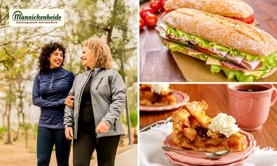 Wandelarrangement incl. koffie/thee, appelgebak en 2-gangen keuzelunch