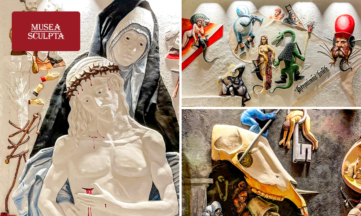 Entree voor Musea Sculpta in hartje Brugge
