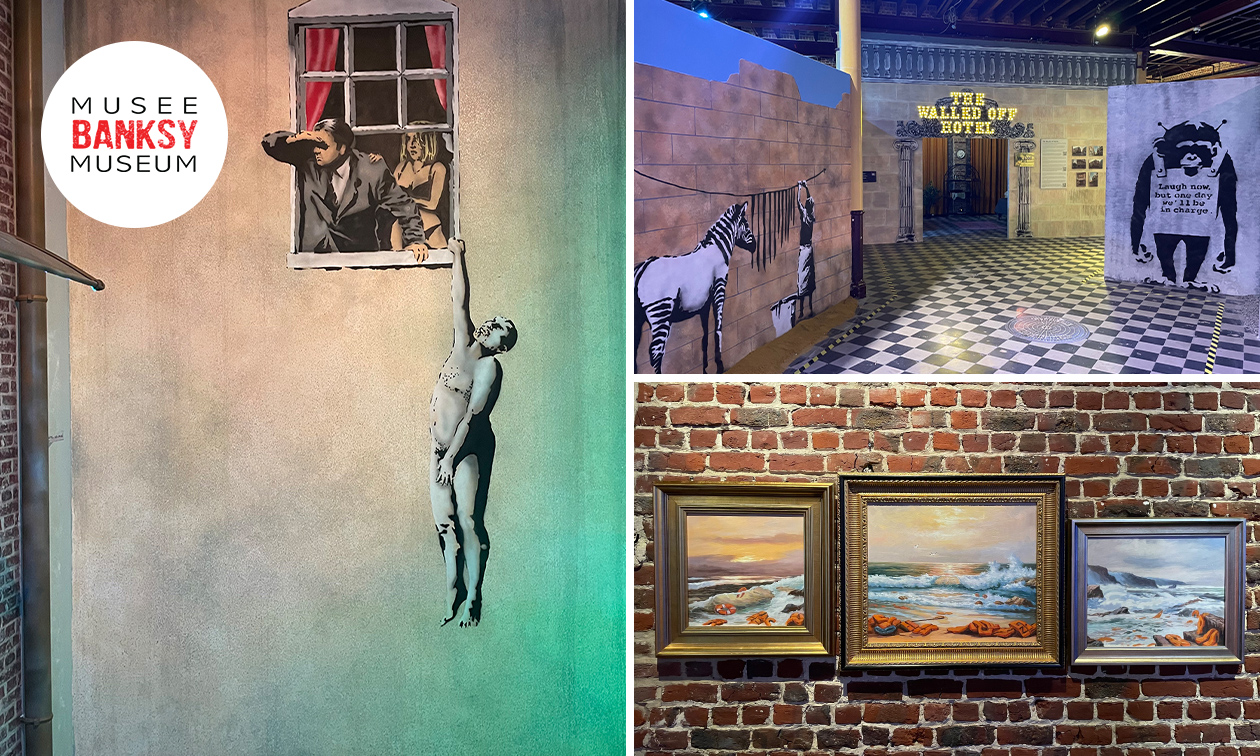 Entree The World of Banksy + poster in Brussel