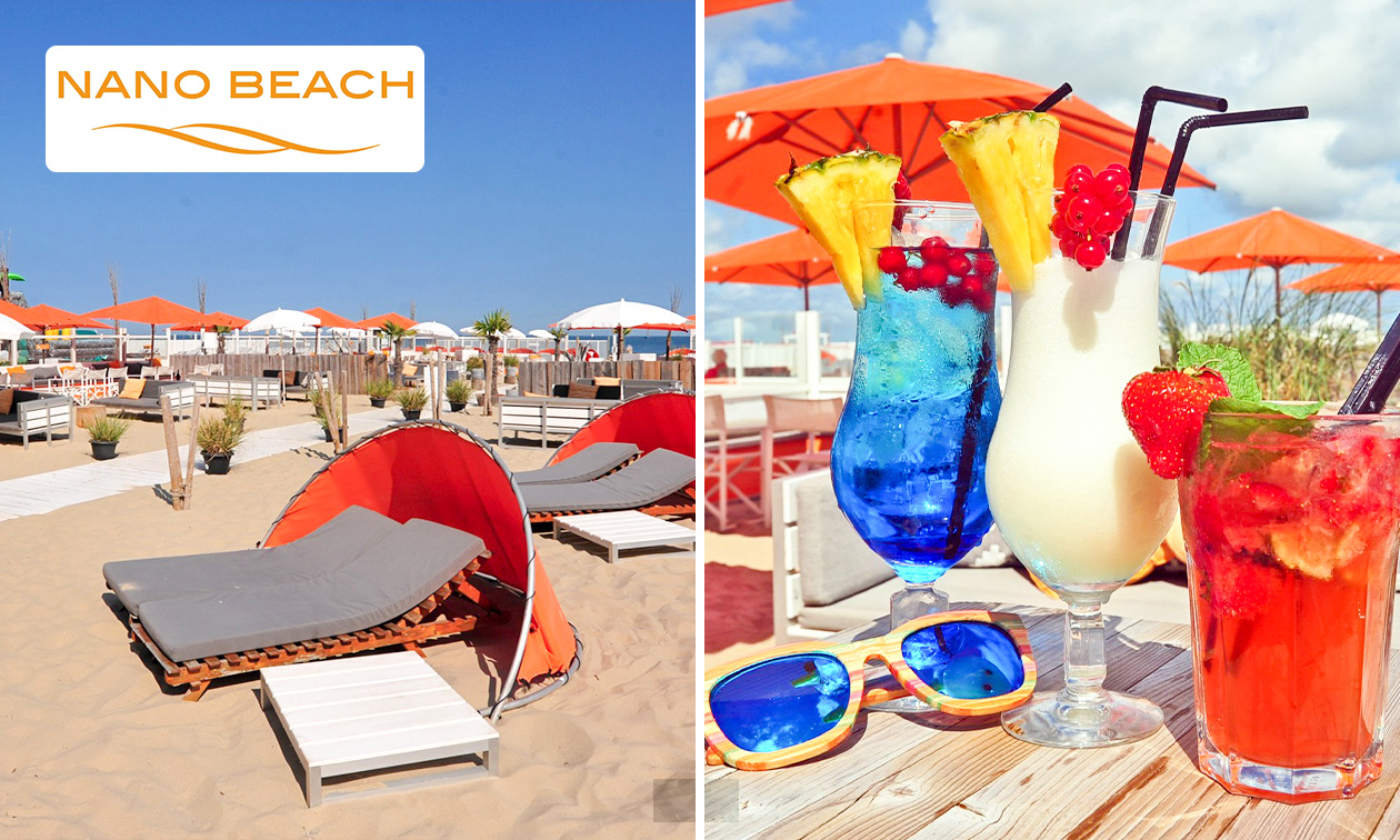 Huur strandbed + aperitief aan het strand van Blankenberge