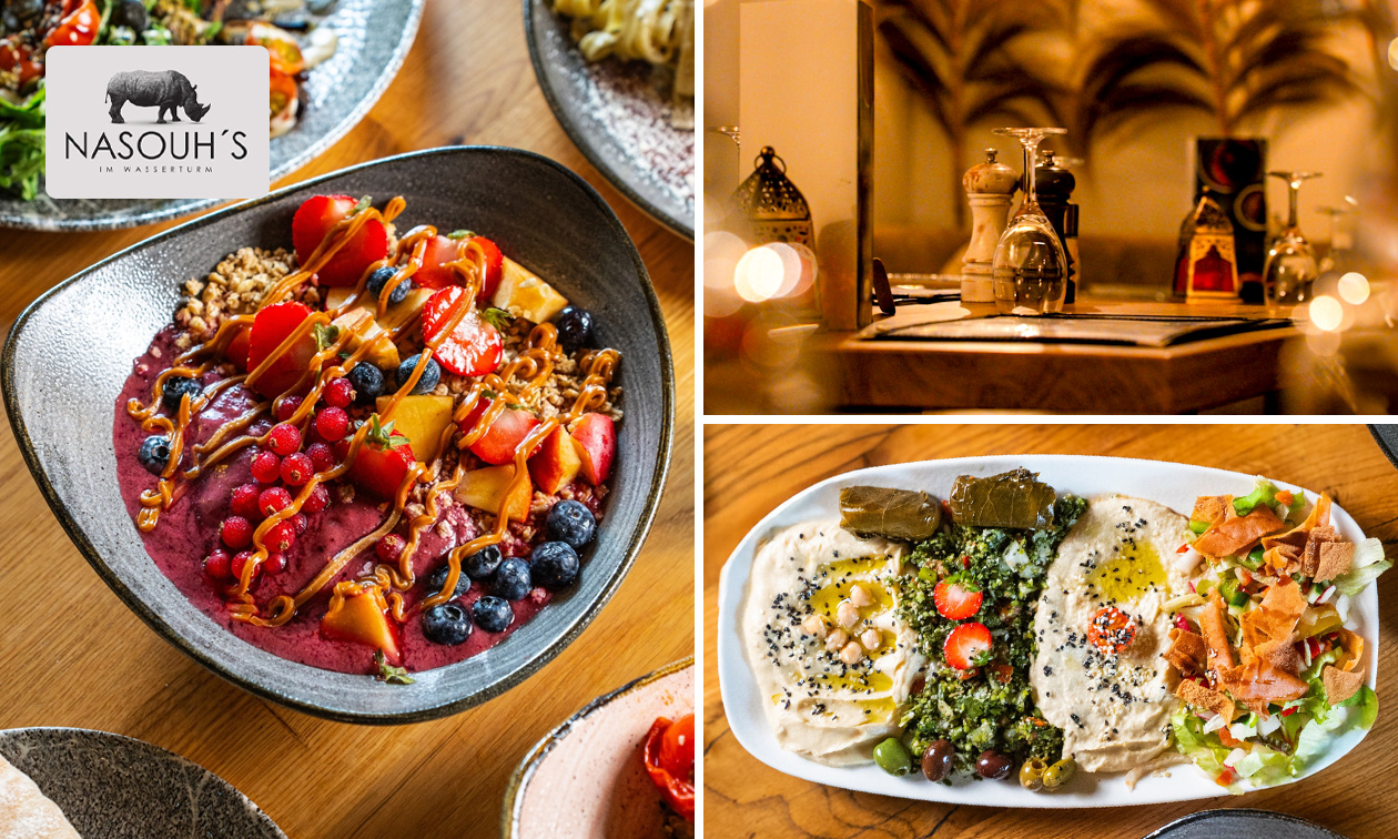 Klassische Aufschnittsplatte oder Arabische Welt inkl. Heißgetränk nach Wahl