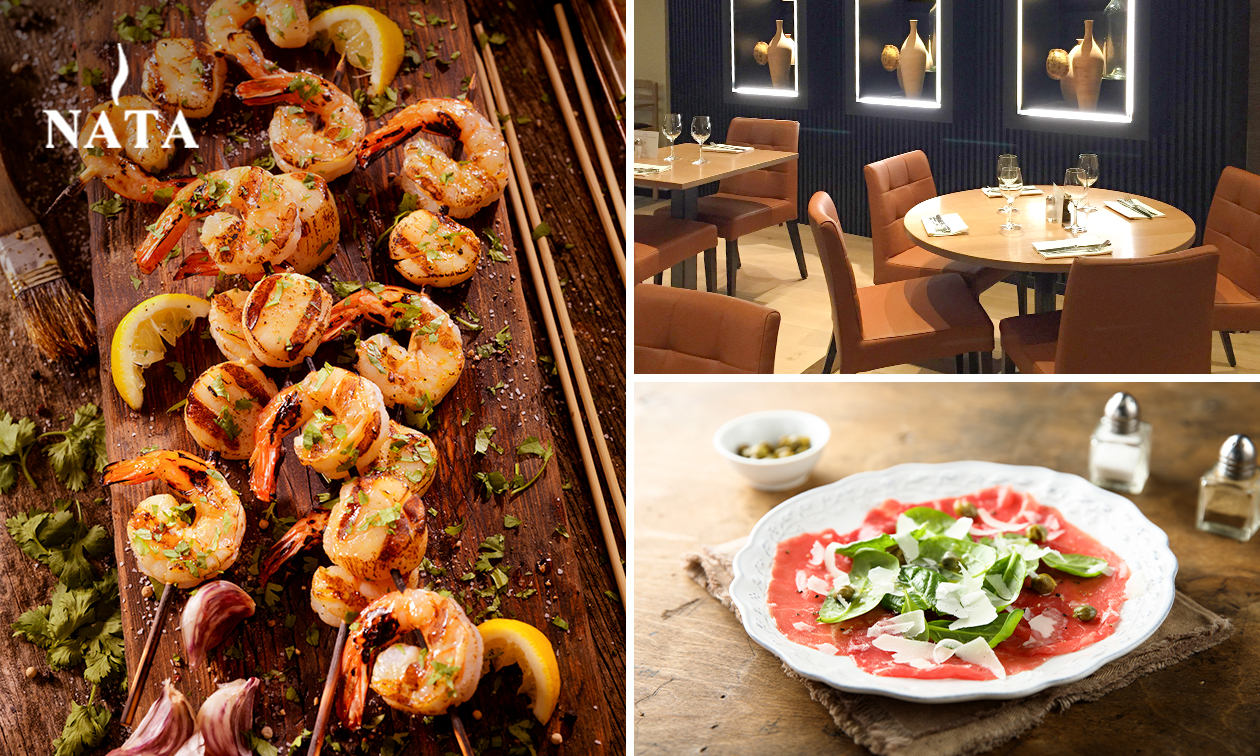 Dîner en 3 services au choix chez Nata au cœur de Courtrai