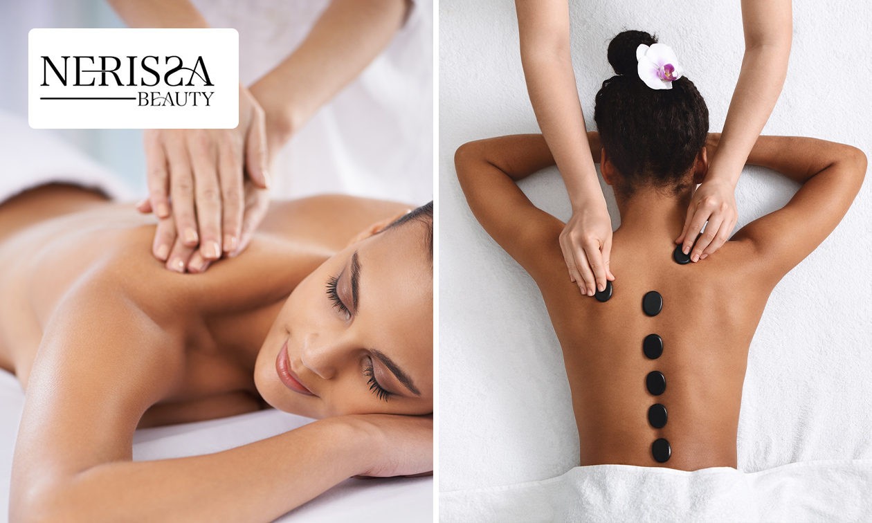 Ontspanningsmassage of hotstonemassage (60 min)