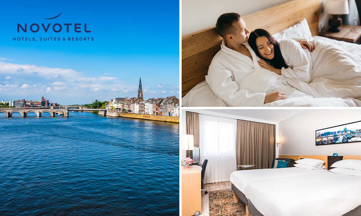 Luxe overnachting voor 2 + ontbijt in Maastricht
