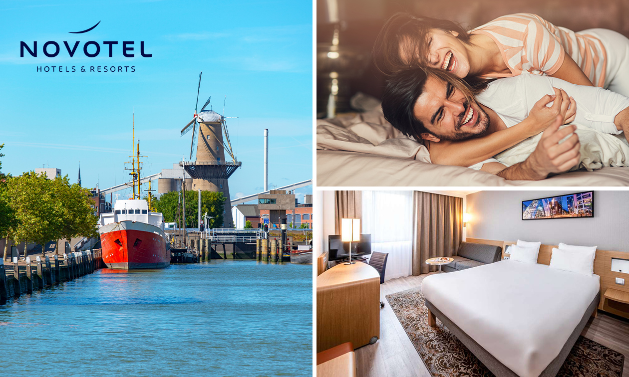 Luxe overnachting voor 2 + ontbijt in Schiedam