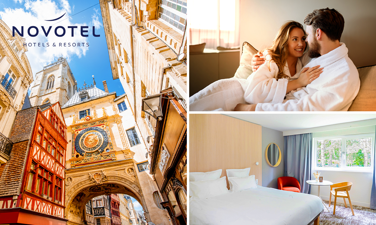 Nuit pour 2 + petit-déjeuner + check-out tardif à Rouen