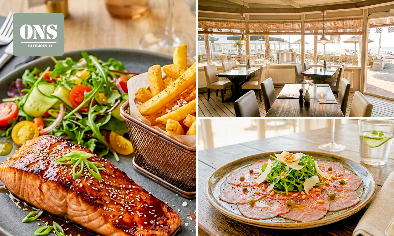 3-gangendiner à la carte bij Ons Paviljoen 11