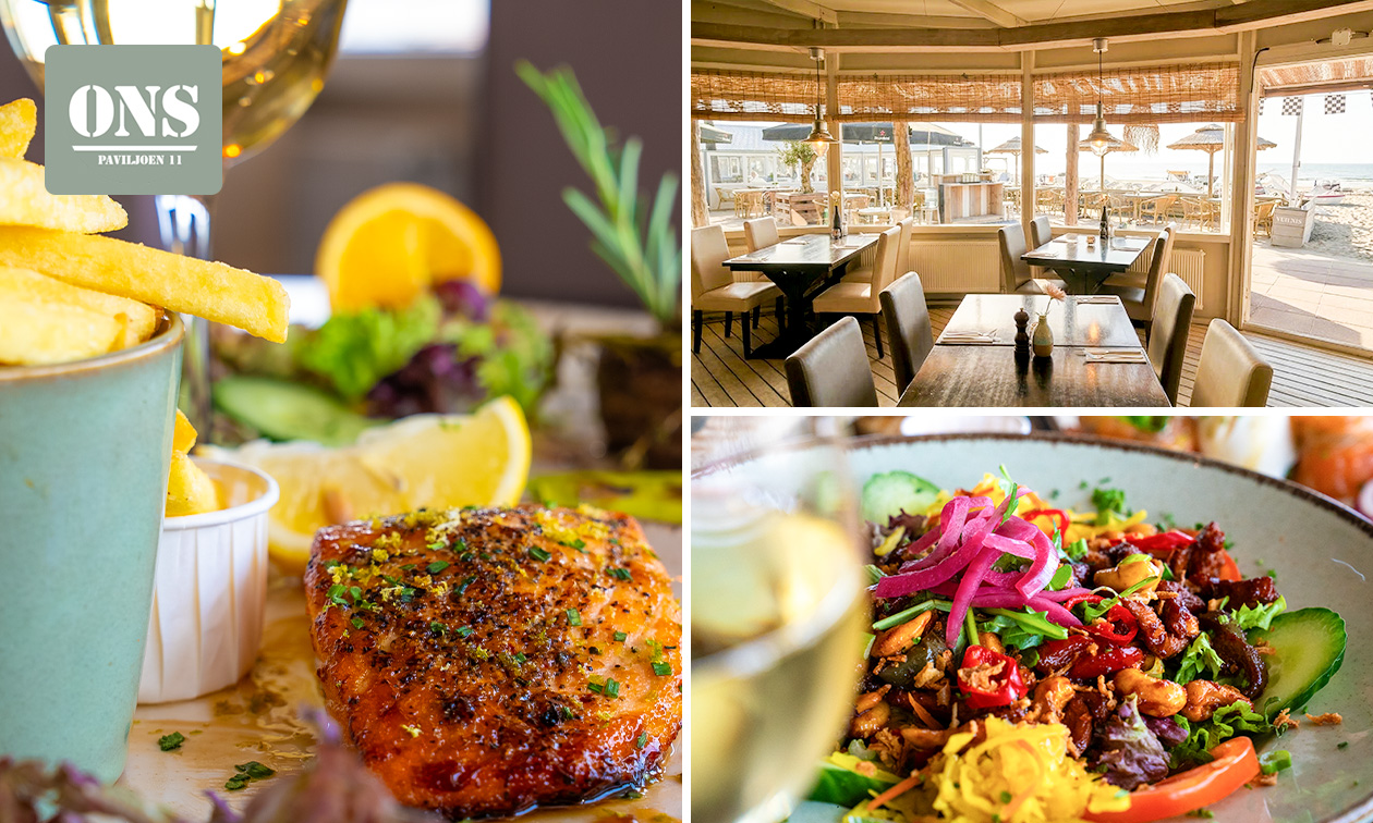 3-gangendiner à la carte bij Ons Paviljoen 11