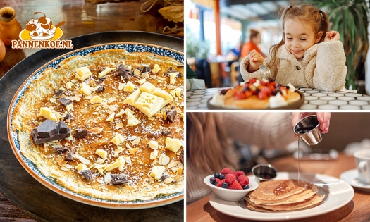 2- of 3-gangenlunch of -diner à la carte bij Pannenkoe in Ridderkerk