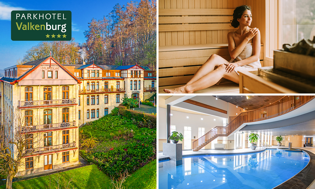 Overnachting voor 2 + ontbijt + wellness + gratis parkeren + meer in Valkenburg