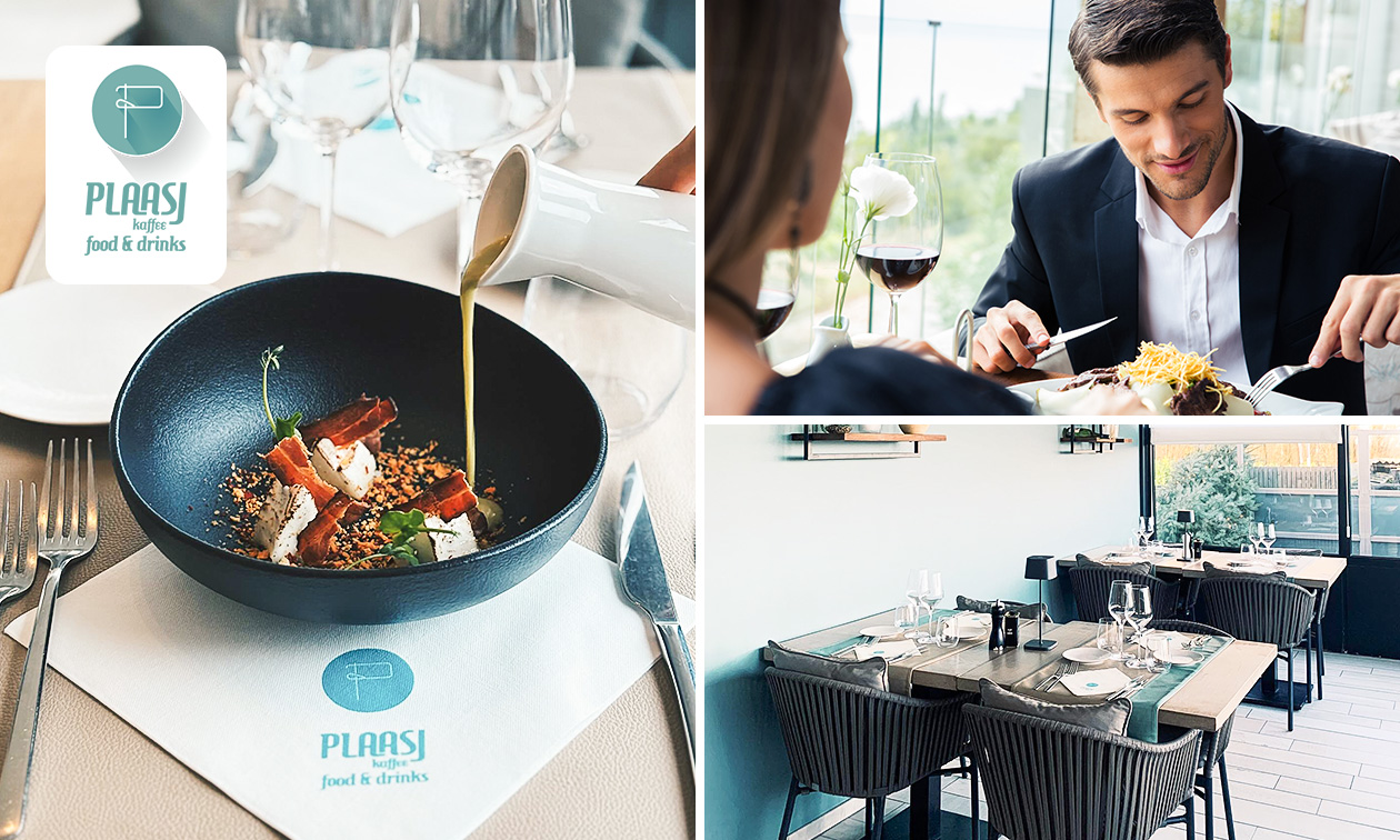 3-gangendiner of -lunch à la carte aan de Schelde