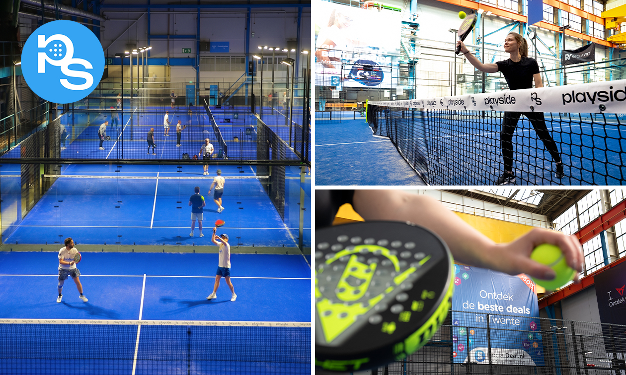 Huur padelbaan voor max. 4 personen (1 of 1,5 uur)