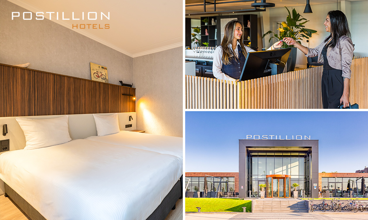 Overnachting voor 2 nabij Utrecht + welkomstdrankje + ontbijt + evt. 3-gangendiner