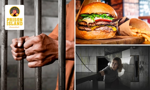 Prison Island-game (90 of 120 min) + evt. drankje en bitterballen of diner