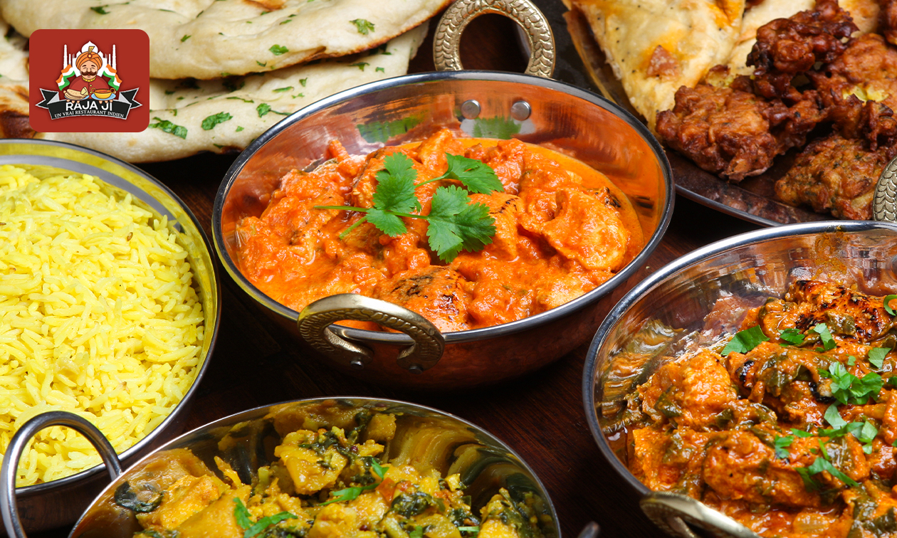 Menu indien découverte en 3 services + mise en bouche chez Raja Ji