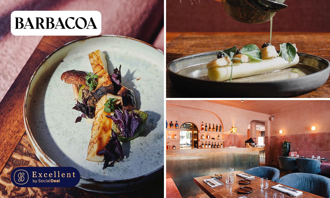 3- of 6-gangen keuzediner + amuses + evt. wijnarrangement bij Restaurant Barbacoa