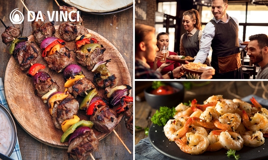 3-gangendiner à la carte bij Da Vinci Restaurant