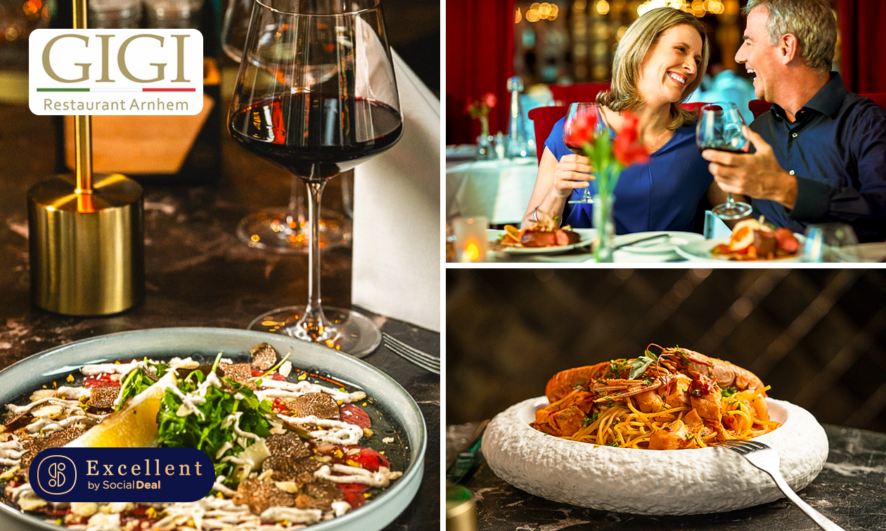 Italiaans 3- of 4-gangendiner van de chef bij Restaurant GIGI in hartje Arnhem