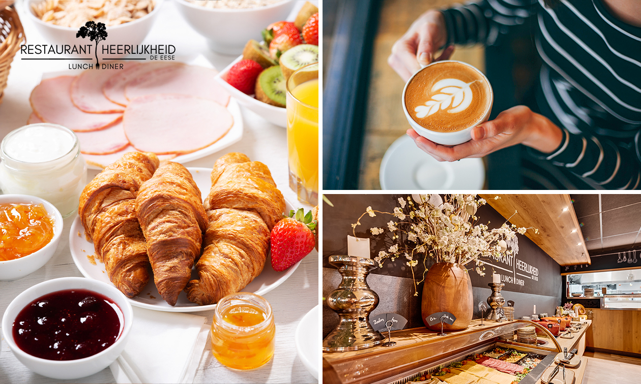 Warme drank + gebak of zondagse brunch