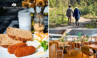 Wandelarrangement incl. drank + gebak + 2-gangenlunch