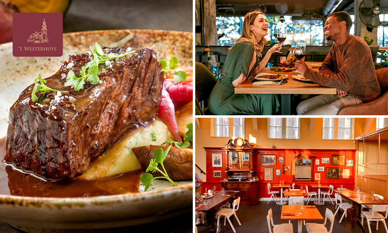 Hoofdgerecht à la carte + drankje in hartje Amsterdam