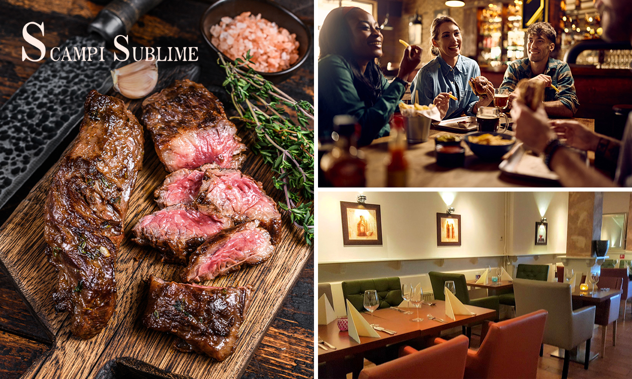 3-gangendiner à la carte bij Restaurante Scampi Sublime