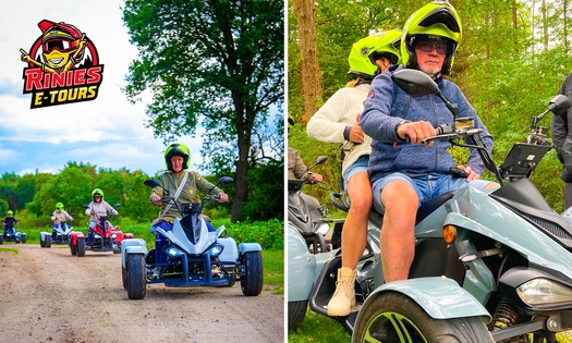 Tourrit op een e-quad (30 of 60 min) + warme drank + evt. broodje bal