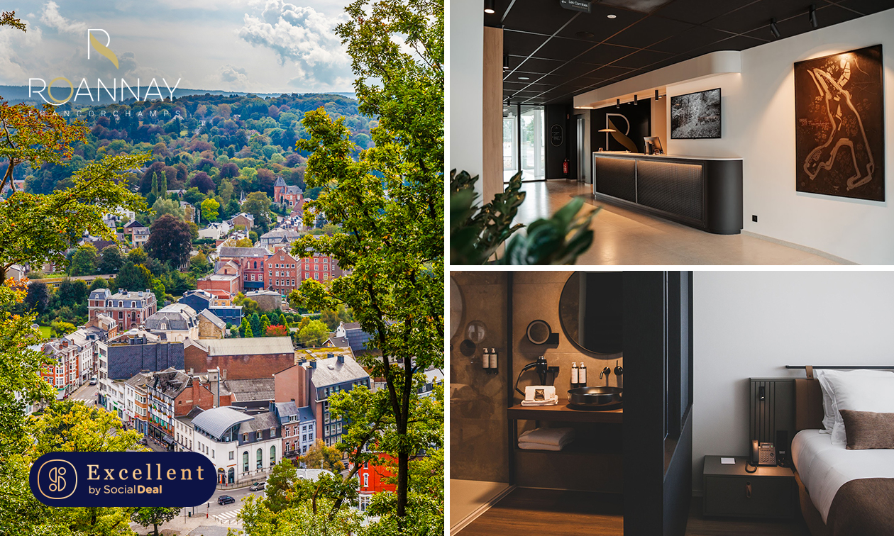 Overnachting voor 2 + welkomstdrankje + late check-out + evt. ontbijt in Francorchamps