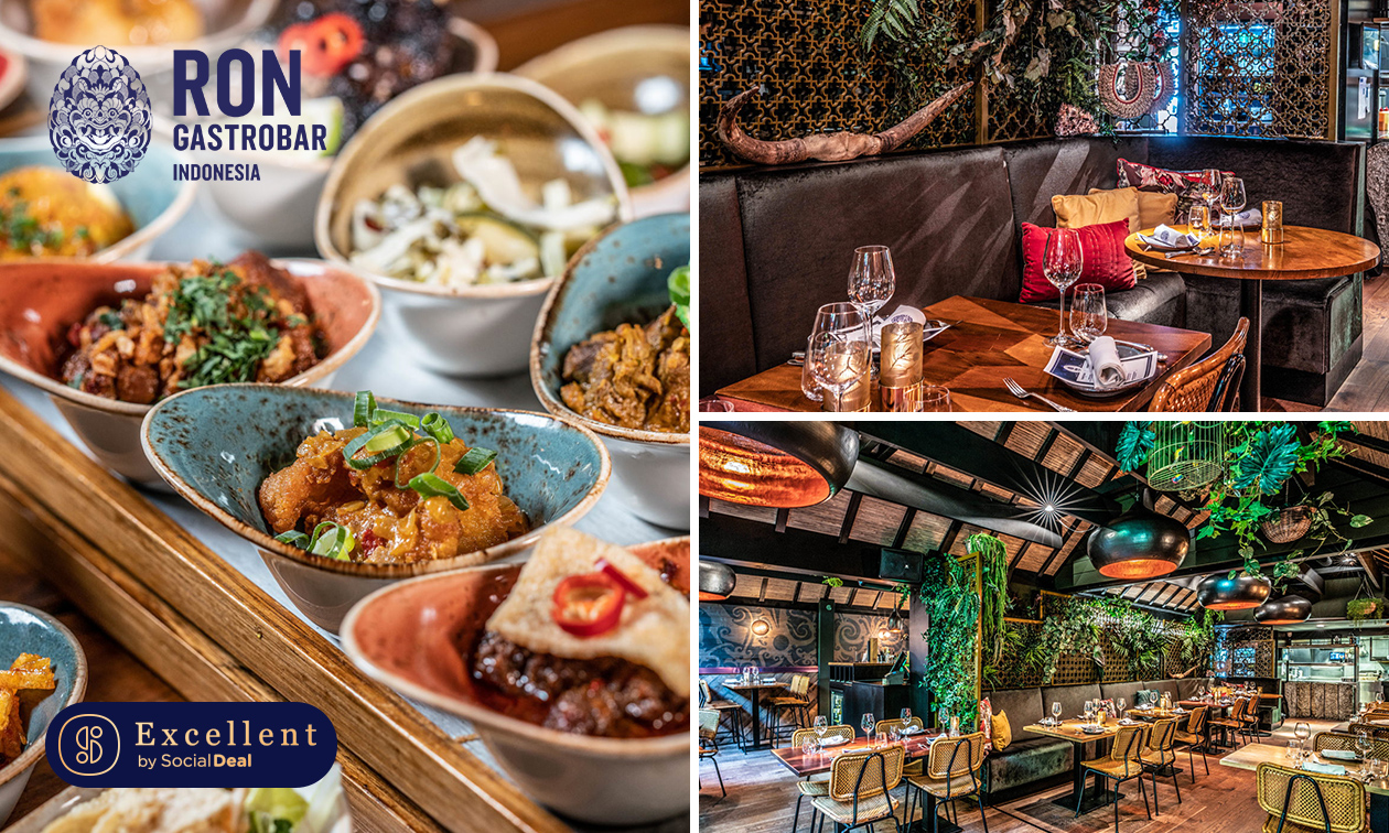 Culinaire rijsttafel (2 uur) bij Ron Gastrobar Indonesia