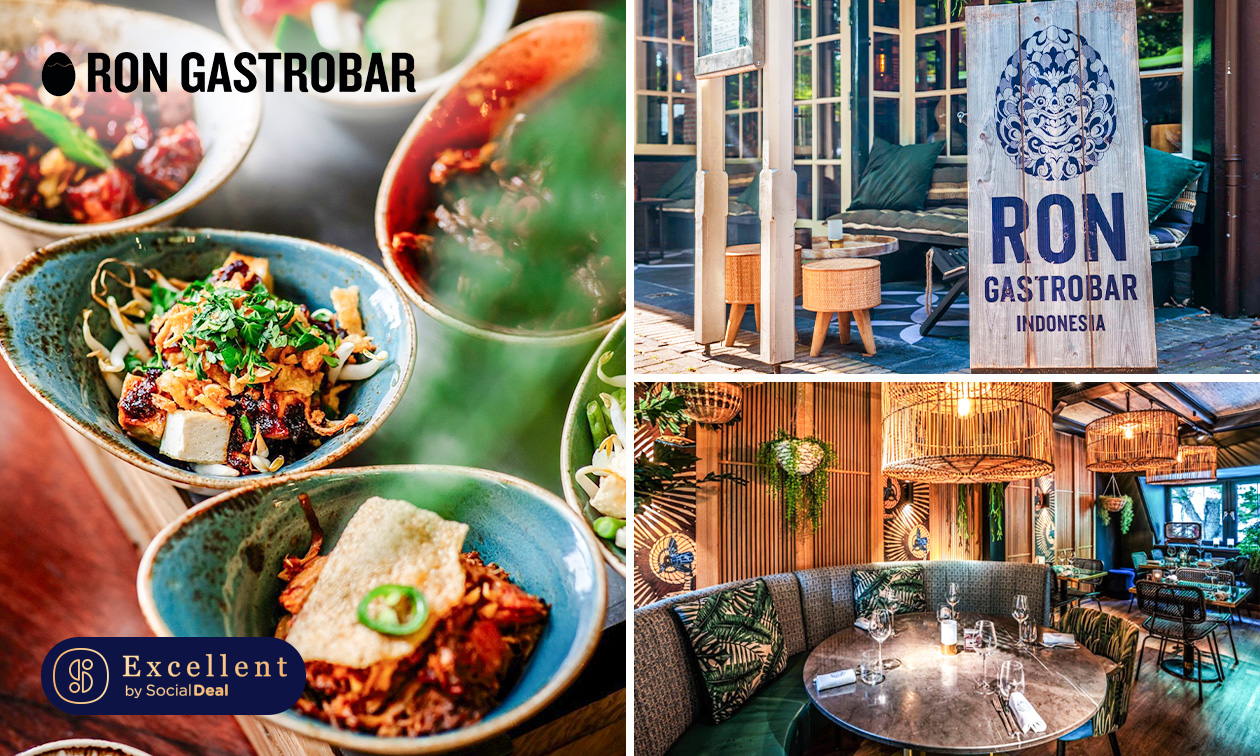 Indonesische rijsttafel + meer bij Ron Gastrobar Indonesia Laren