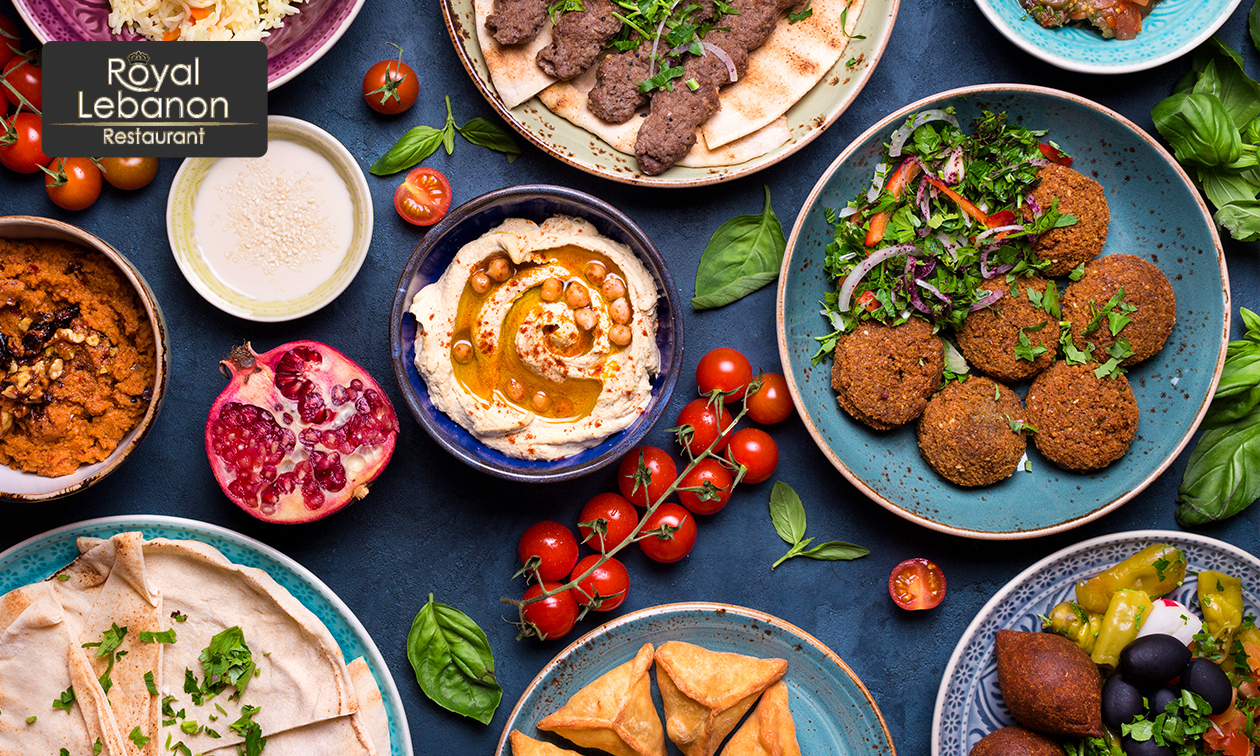 Menu libanais au choix + café ou thé au Royal Lebanon Lasne