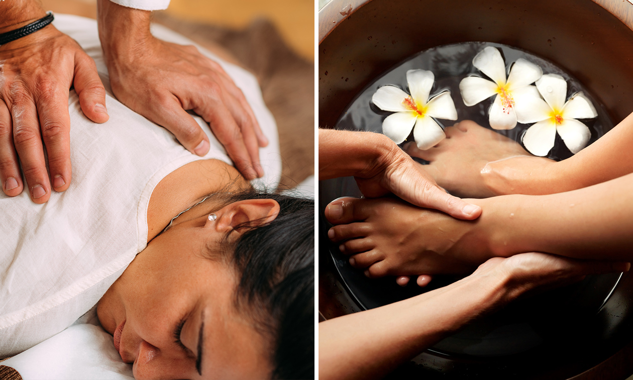 Massage naar keuze + evt. thee en lekkernij (45 of 90 min)
