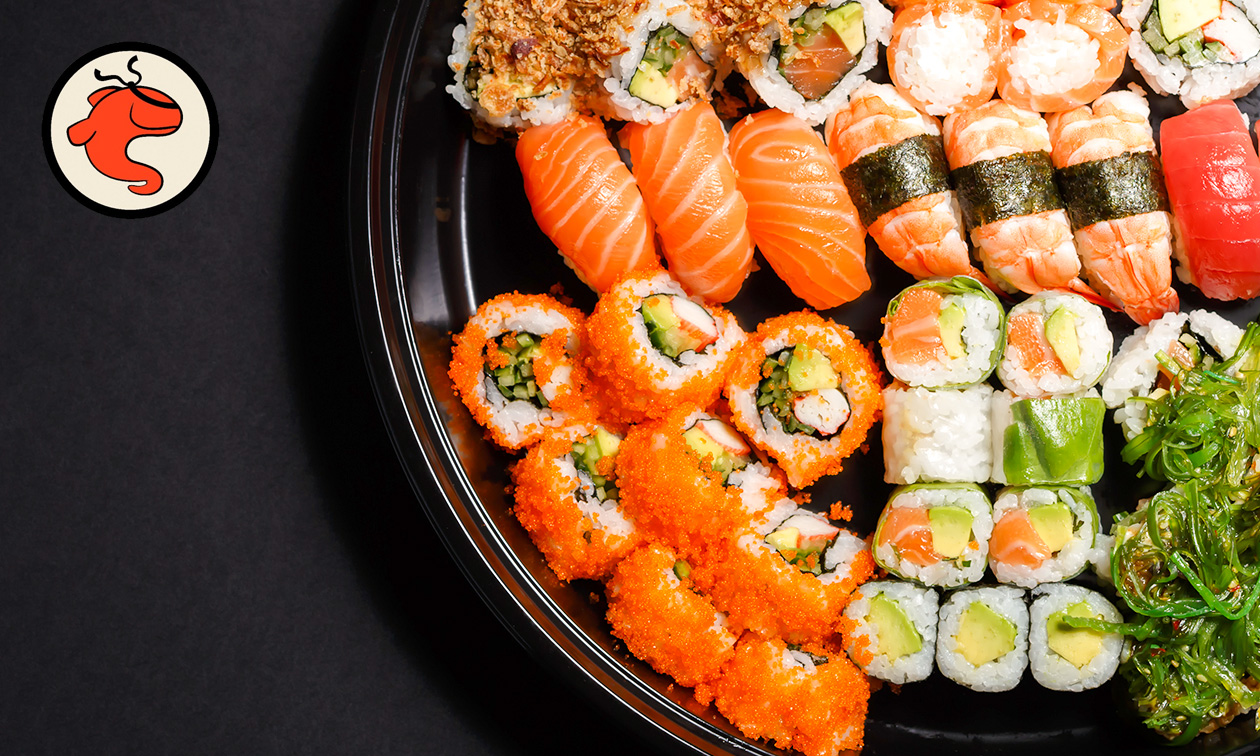 Sushibox naar keuze (24, 32 of 40 stuks) voor afhaal bij Salmurai Sushi