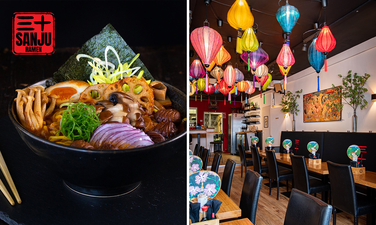 2-gangen keuzediner of -lunch bij Sanju Ramen