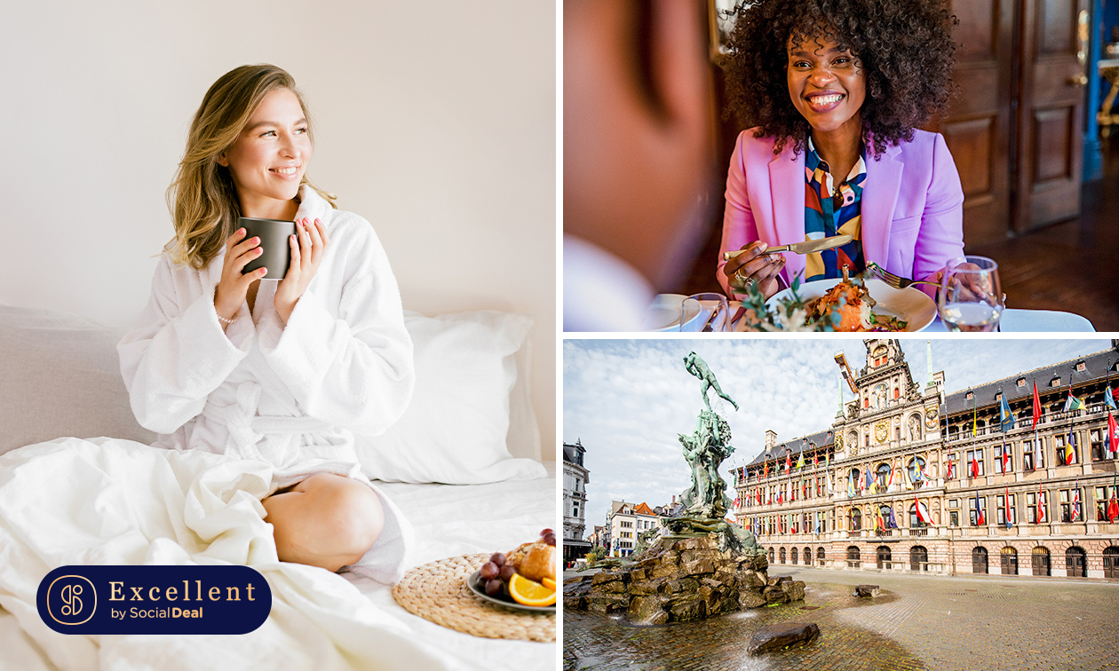 Overnachting voor 2 + ontbijt in hartje Antwerpen