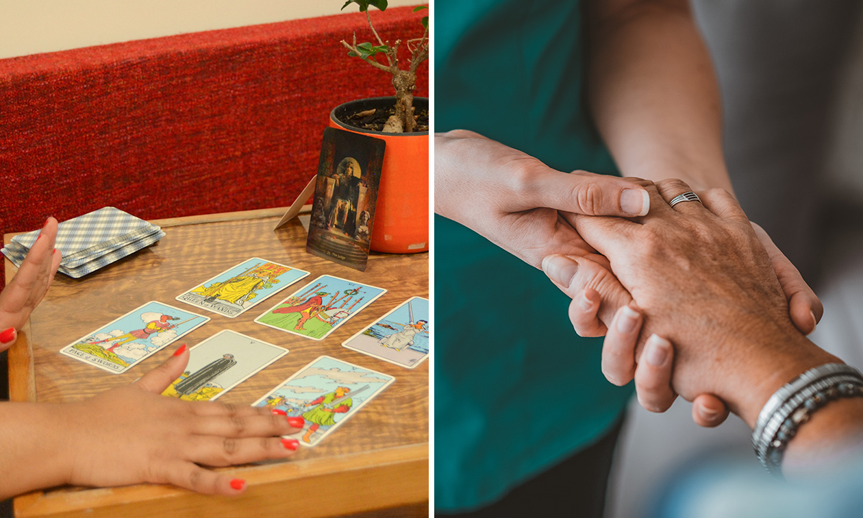 Massage naar keuze (30, 60 of 90 min) of tarotkaartlezing (60 min)