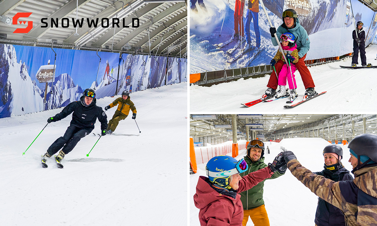 Skipas bij SnowWorld