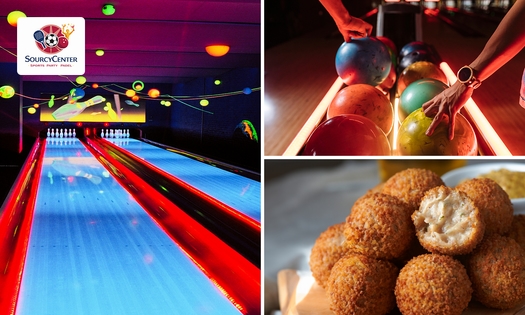 2 uur bowlen (2 tot 20 pers.) + bittergarnituur bij Sourcy Center
