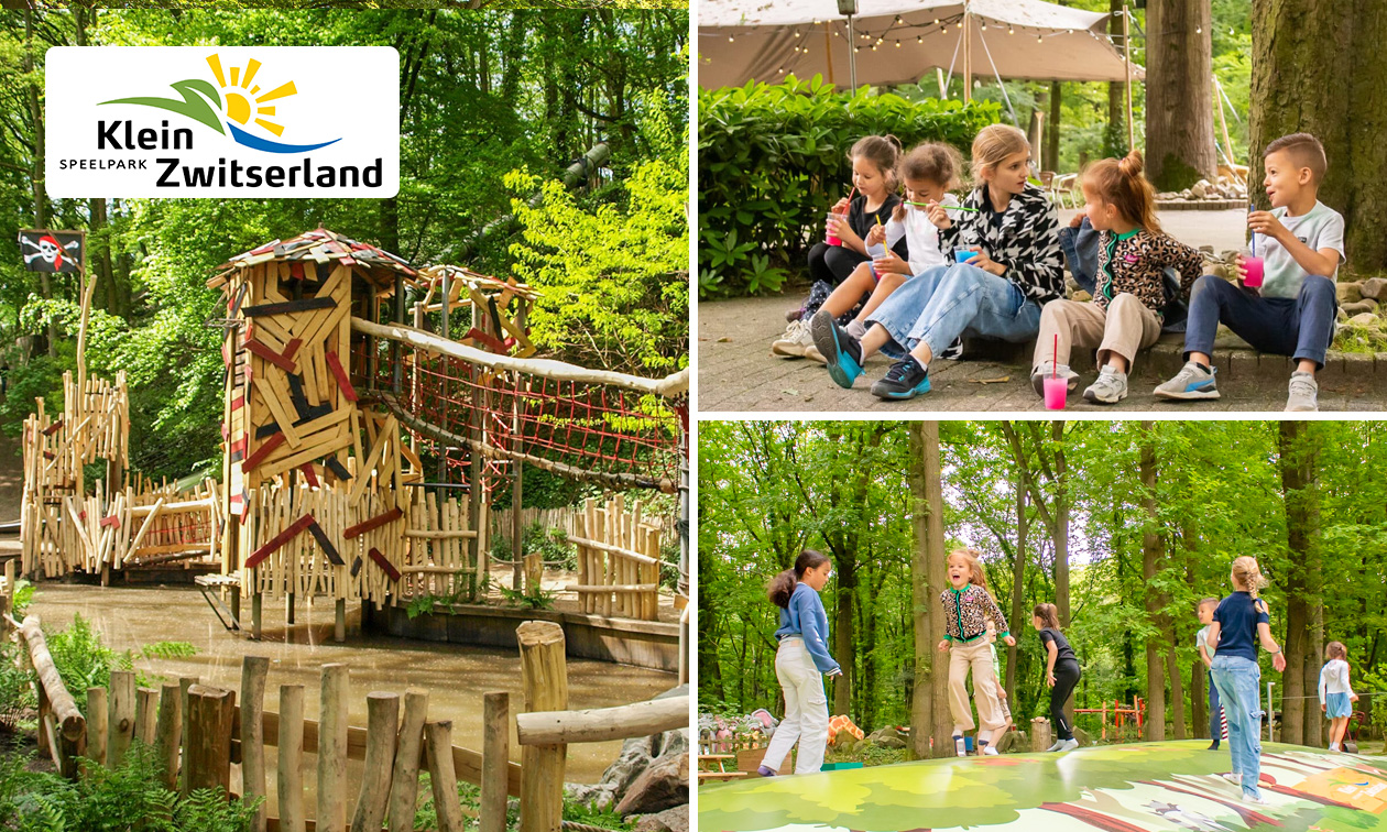 Eintritt in den Speelpark Klein Zwitserland + Getränk