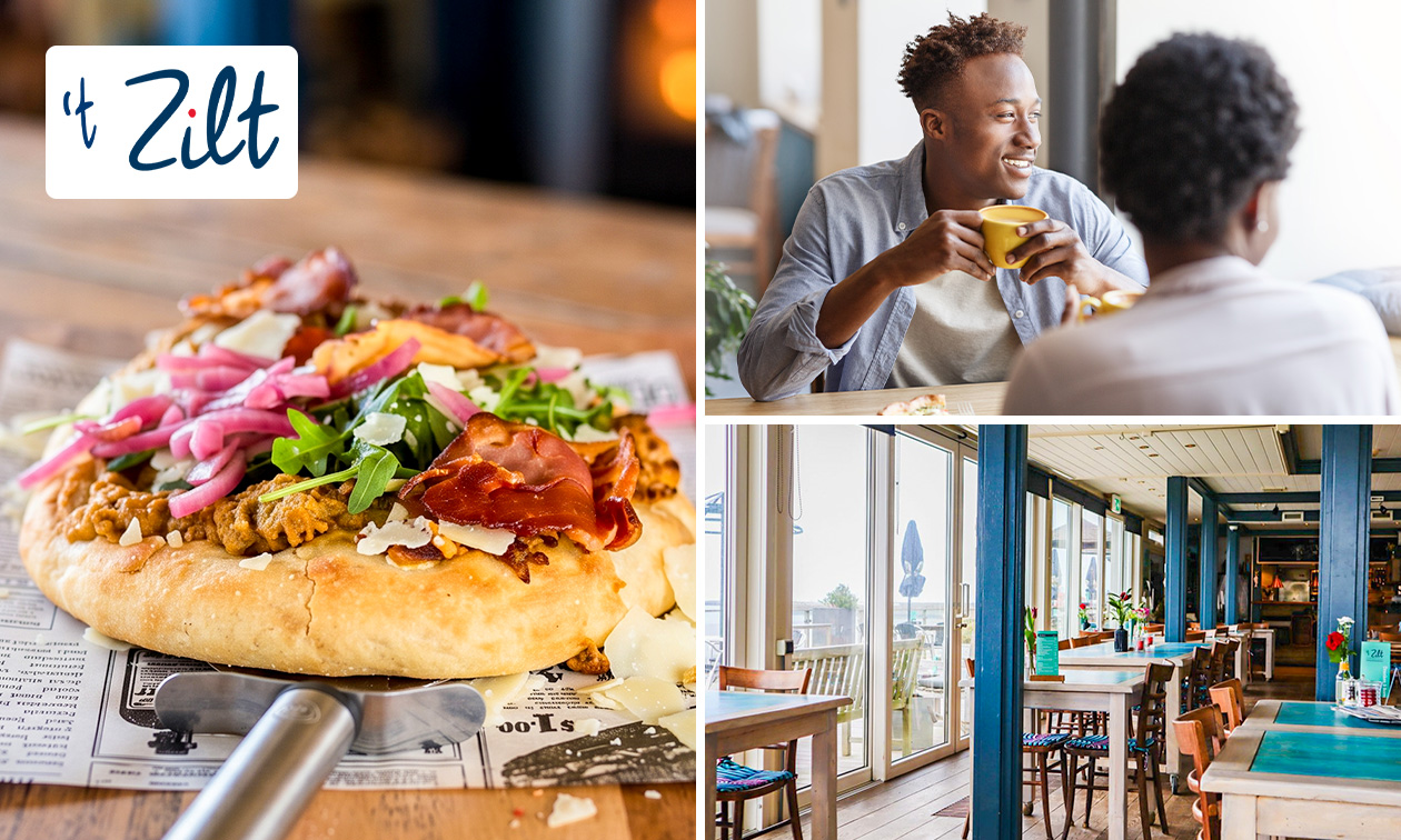 2-gangen keuzelunch bij Strandpaviljoen 't Zilt