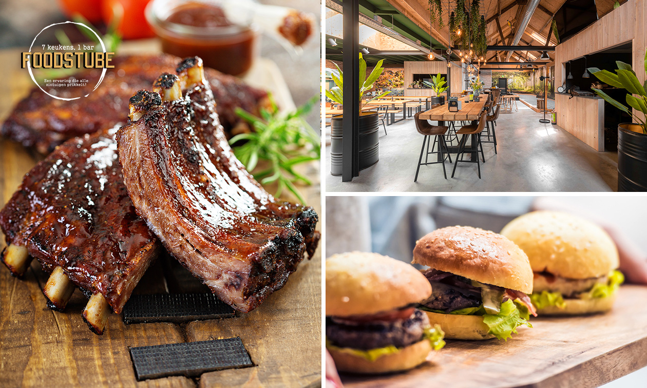 3- of 4-gangen streetfooddiner to share bij STREETFOODBAR Foodstube Kamperland