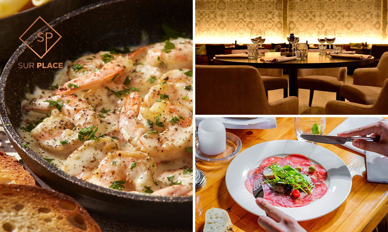 3-gangen keuzediner bij Sur Place