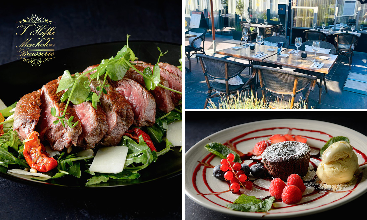 Menu en 3 services au choix chez 't Hofke van Machelen
