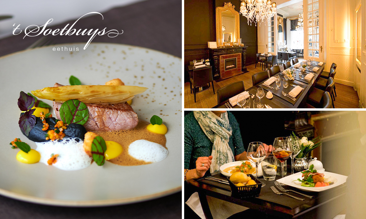 2- of 3-gangenlunch of -diner à la carte + amuse bij 't Soethuys