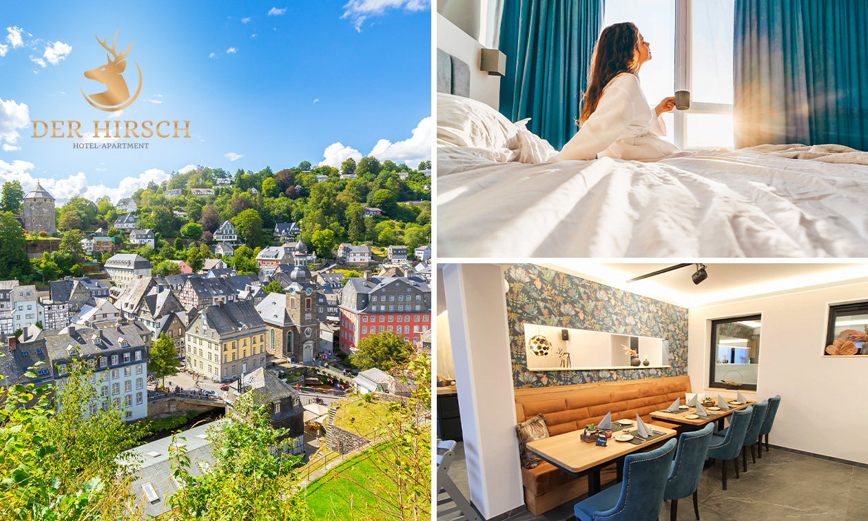 Übernachtung(en) + Frühstück + Early-Check-in und mehr nahe dem Nationalpark Eifel