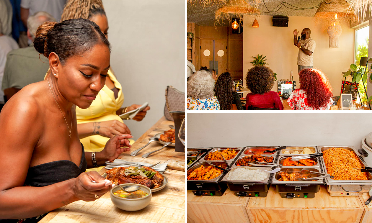 Stand-upshow + Caribisch dinerbuffet incl. drankjes bij Taste of Paradise