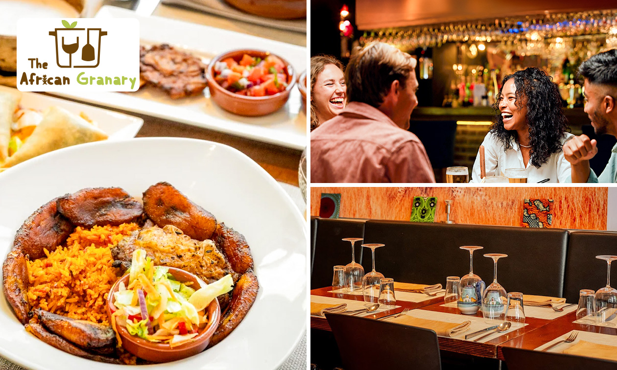 Afrikaans 3-gangen shared dining-diner bij The African Granary