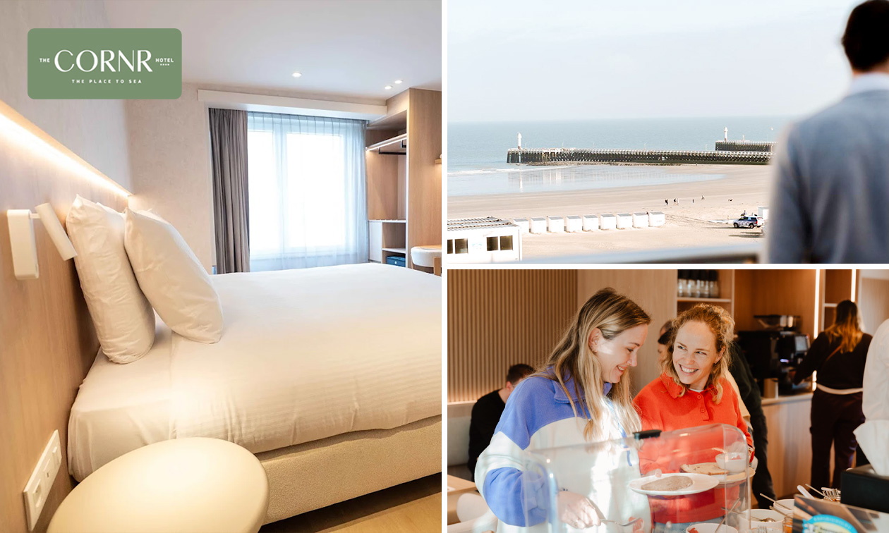 Nuit en chambre deluxe pour 2 + petit-déjeuner + café/eau/thé + check-out tardif